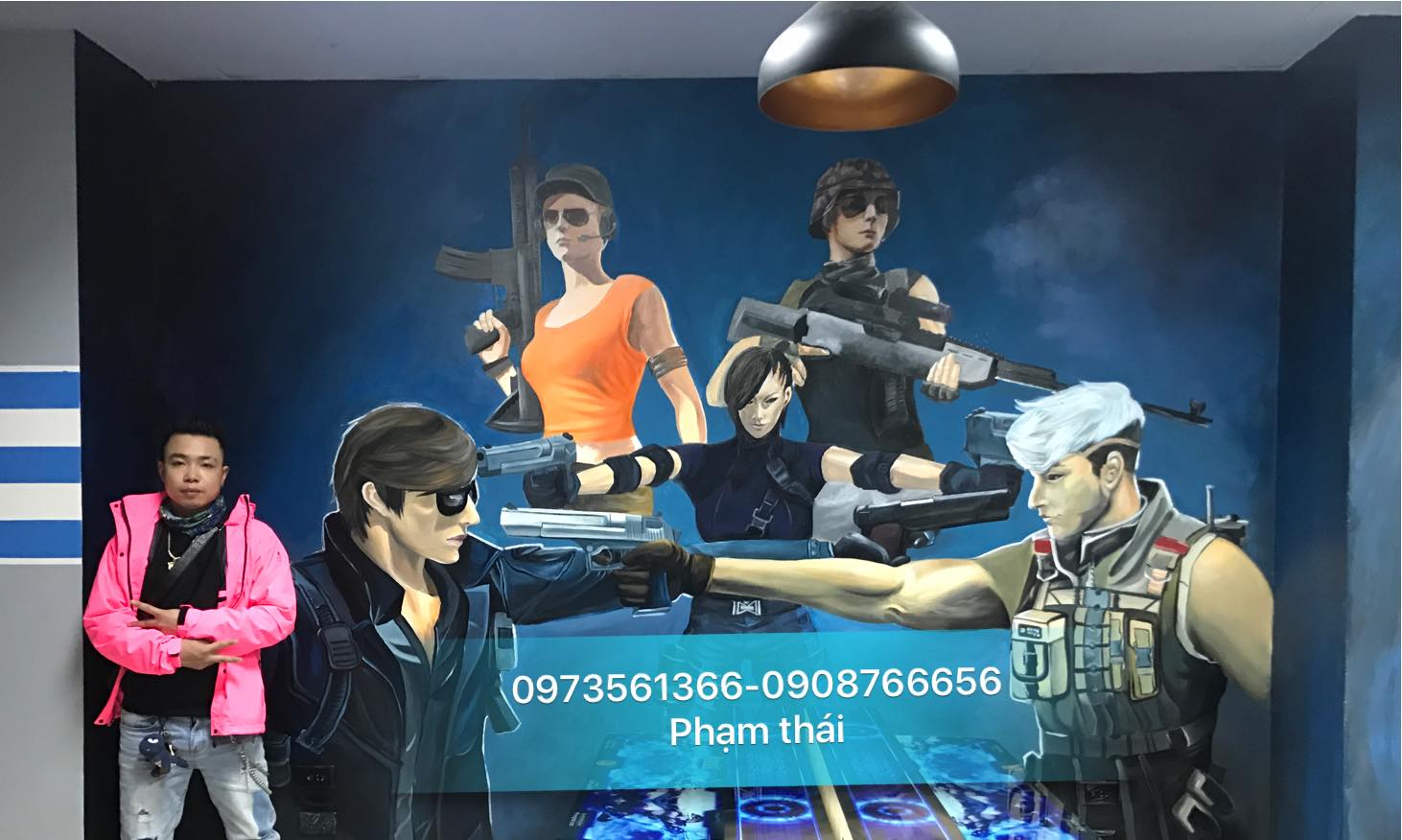 ve tranh tuong 3 quan game