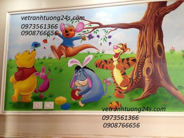tranh tường mầm non