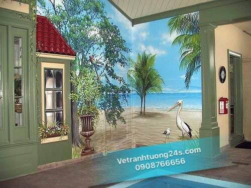tranh tường 3d thiên nhiên