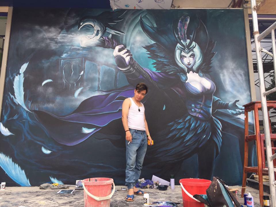 ve tranh tuong 3d