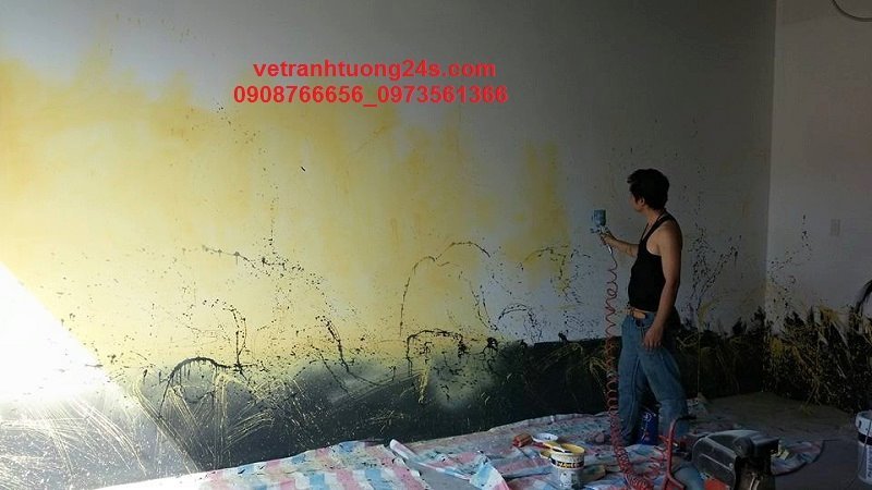 vẽ tranh chất liệu