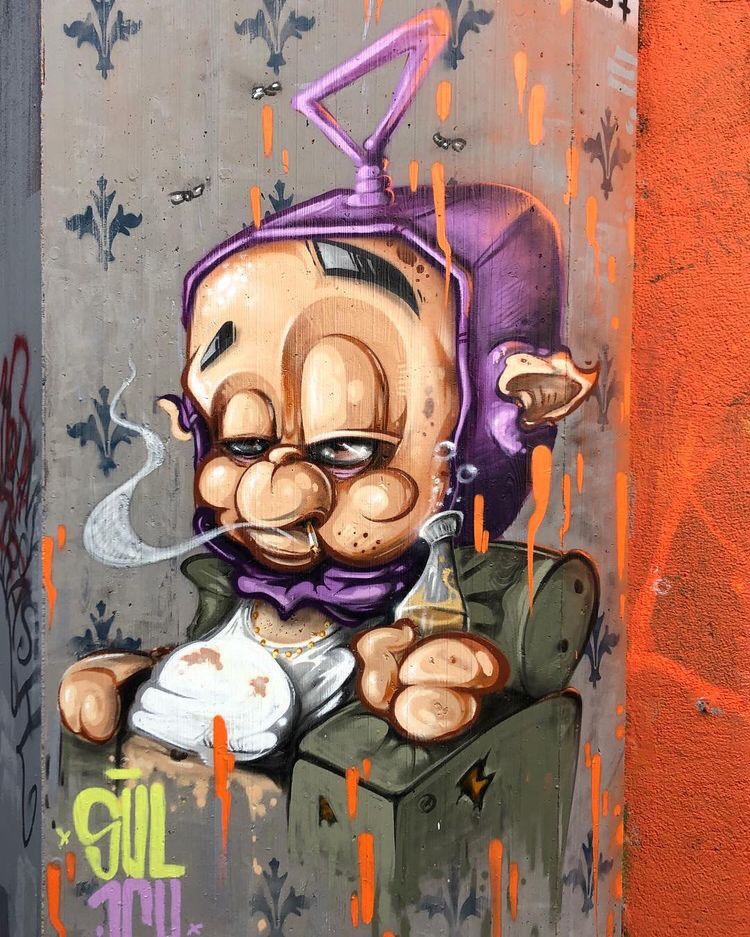Vẽ tranh tường 3d graffiti phong cách đường phố vô cùng đặc sắc