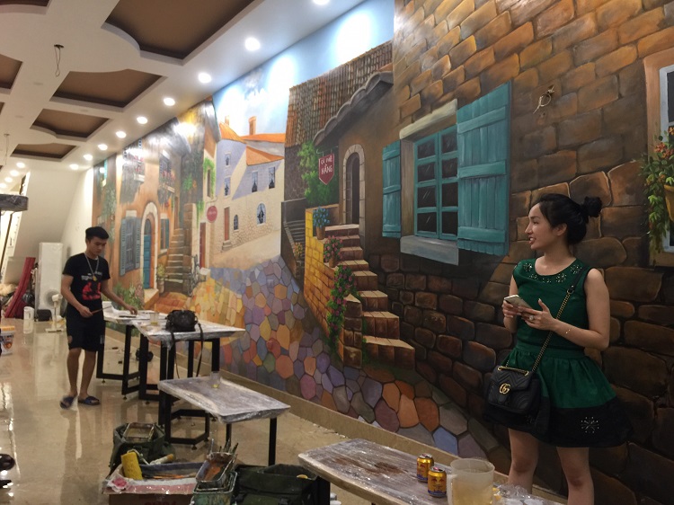 Ve Tranh Tuong 3d Pho Hoa Tay (4)