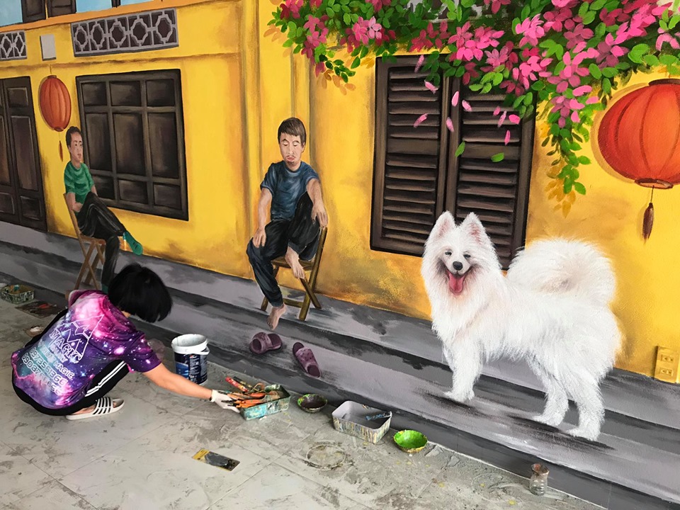 Vẽ tranh tường 3D tại Hải Phòng
