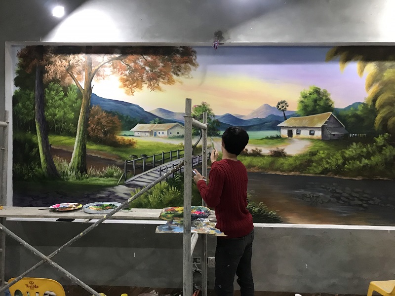 Ve Tranh Tuong 3d Thien Nhien Phong Khach Tai Quoc Oai (8)