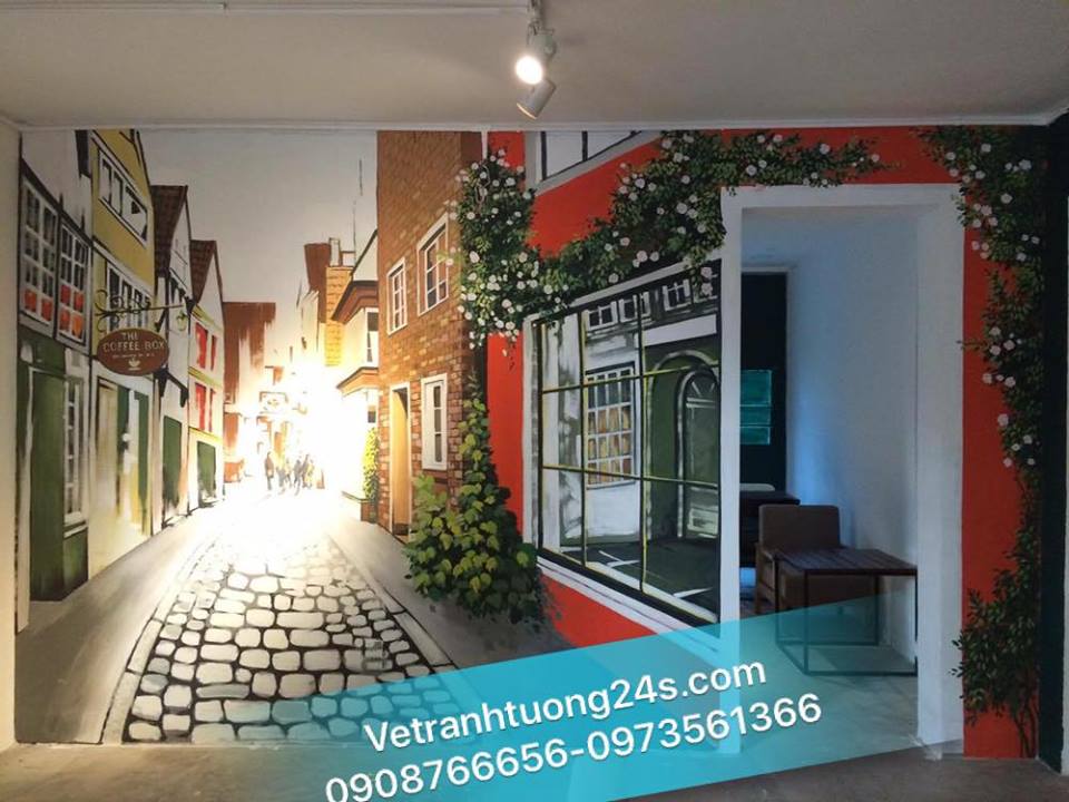 Thi công tranh tường với chi phí hợp lý