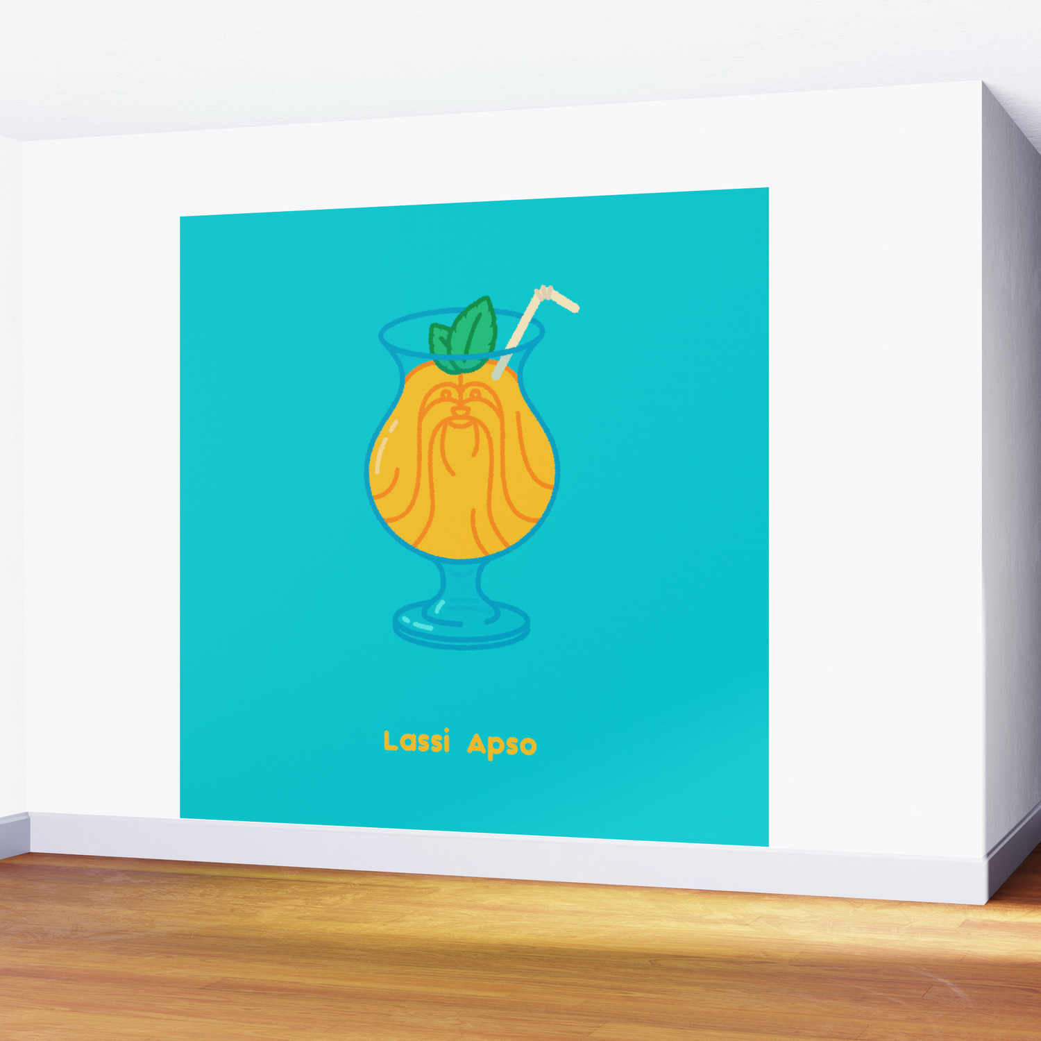 +20 mẫu tranh tường lãng mạn cho quán trà sữa