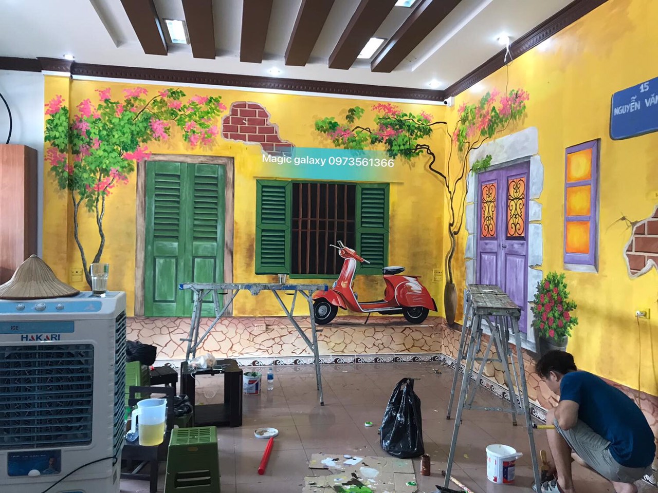 Tranh tường phố cổ