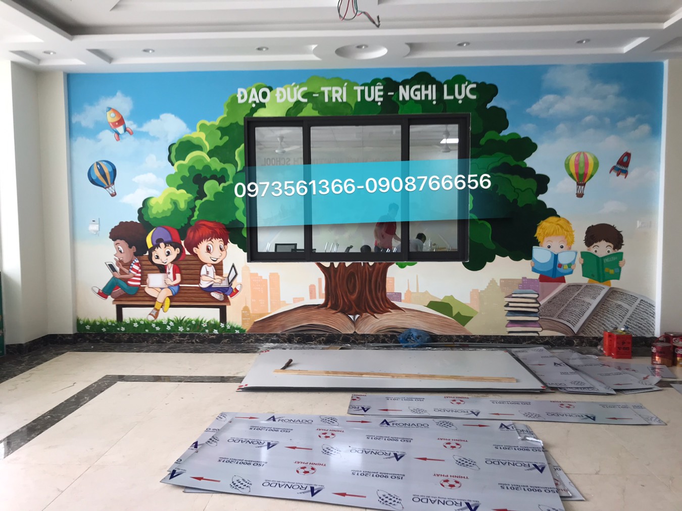 Đơn vị vẽ tranh tường 3d trường mầm non tiểu học tại Hà Nội uy tín hàng đầu hiện nay