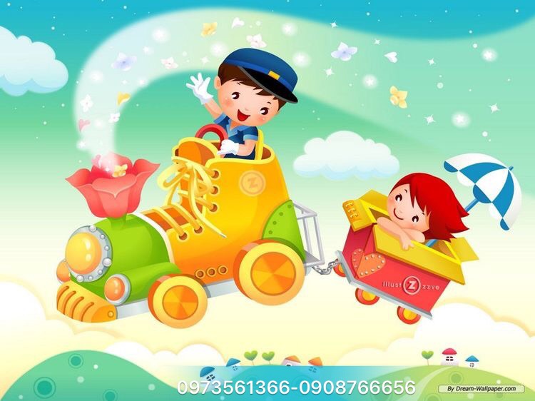 Mẫu tranh tường chủ đề mầm non ý tưởng 14