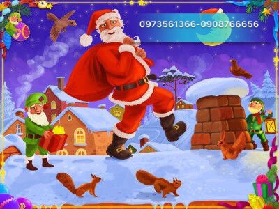 Thi công vẽ tranh tường noel 2020