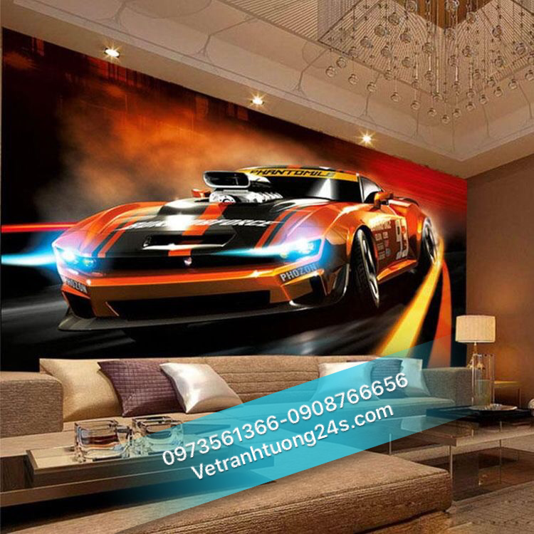 Tranh tường 3D ô tô sẽ làm cho không gian sống của bạn trở nên sống động hơn bao giờ hết. Với độ chân thực của những hình ảnh thiết kế chi tiết, bạn có thể mang cảm giác lái xe Lamborghini đến từng phòng ngủ hoặc phòng khách của mình để tạo nên cảm giác sống động, đầy năng lượng.