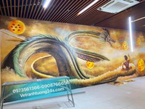 vẽ tranh tường 3d đỉnh chóp